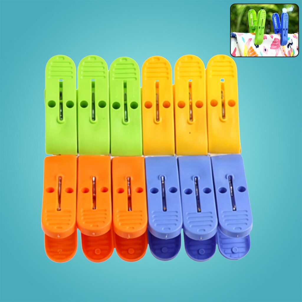 Durable Multicolour Plastic Cloth Clips