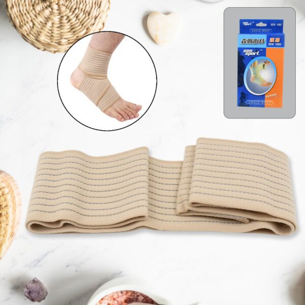 Ankle Wrap Support, Foot Support Brace for Injuries (1 Pc) - Front View by Nari Haat, Indian ethnic wear, women cloth...