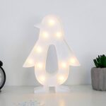 Penguin Shaped Light LED Light Kids Room (1 Pc / Battery Not Included) - Sleeve Design by Nari Haat, Indian ethnic we...