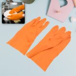 Multipurpose Rubber Reusable Cleaning Gloves, Reusable Rubber Hand Gloves I Latex Safety Gloves I for Washing I Clean...