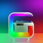 Multi-function Wireless Speaker Audio Desk Lamp Wireless Charger (1 Pc) - Front View by Nari Haat, Indian ethnic wear...