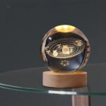 3D Astronomy Night Lamp Crystal Ball lamps With Base (1 Pc) - Back View by Nari Haat, Indian ethnic wear, women cloth...