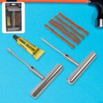 Tyre Repair Puncture Kit with 5 Rubber Strips (8 Pcs Set) - Closeup Embroidery by Nari Haat, Indian ethnic wear, wome...