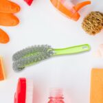 Wire Kitchen Washing Brush Set – Plastic & Bend Handle Brush (Set of 2) - With Dupatta by Nari Haat, Indian ethnic ...