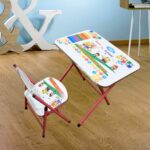 Multifunction Portable Foldable Study Table & Chair (2 Pc Set) - Neckline Detail by Nari Haat, Indian ethnic wear, wo...
