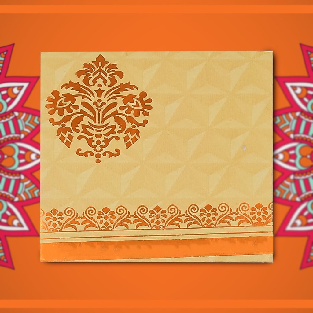 Wedding Gift Envelopes Gift Card (1 Pc / Multicolour) - Front View by Nari Haat, Indian ethnic wear, women clothing, ...