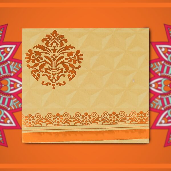 Wedding Gift Envelopes Gift Card (1 Pc / Multicolour) - Front View by Nari Haat, Indian ethnic wear, women clothing, ...