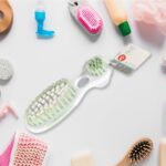 2 in 1 hard bristle brush, multi-use brush, High Quality Brush (1 Pc) - Front View by Nari Haat, Indian ethnic wear, ...