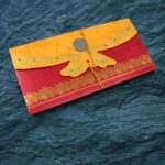 Wedding Gift Card / Cover (1 Pc / Multicolour) - Closeup Embroidery by Nari Haat, Indian ethnic wear, women clothing,...