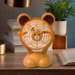 Cartoon Shape Mini Fan USB Powered & Battery Operated (Battery Not Include / 1 Pc) - Closeup Embroidery by Nari Haat,...