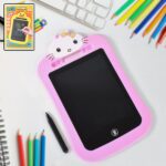 Kids Portable LCD Writing Tablet (1 Pc / Mix Design) - Neckline Detail by Nari Haat, Indian ethnic wear, women clothi...