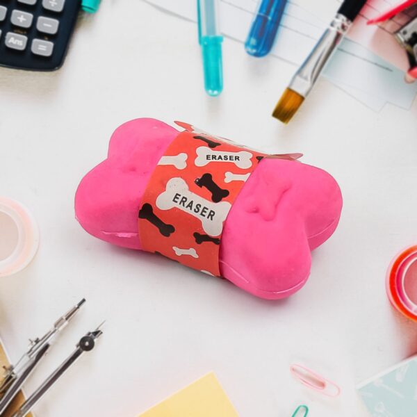 B Grade Bone Erasers Cartoon Eraser (1 Pc / Mix Colour) - Front View by Nari Haat, Indian ethnic wear, women clothing...