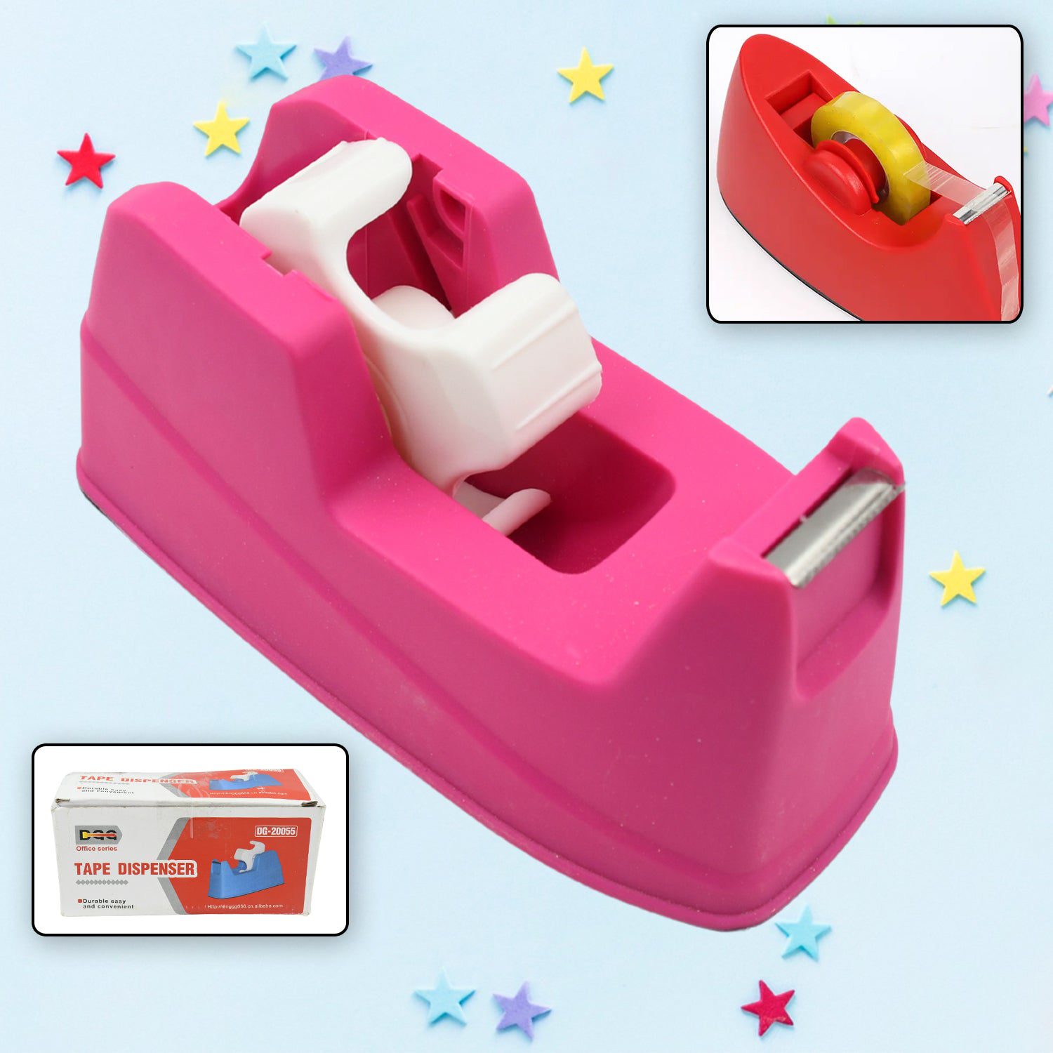 01_fe8c19ee-b29c-4bca-a219-ca6bd1da317c.jpg Plastic Tape Dispenser Cutter for Home Office