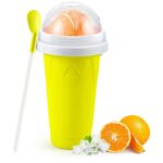 Magic Quick Frozen Smoothies Maker Cup – Double Layer Slushy Squeeze Cup (1 Pc) - Back View by Nari Haat, Indian et...