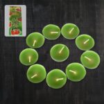 8–9 Hour Unscented Smokeless Candles for Festivals, Parties & Dinners (10 Pc) - Front View by Nari Haat, Indian eth...