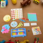 Abacus 11 Rods Counting Abacuses Toy Bead Educational Tools (1 Set) - Neckline Detail by Nari Haat, Indian ethnic wea...