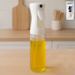Glass Oil Spray Bottle - Versatile Kitchen Gadgets (250 ML Approx / With White Box) - Front View by Nari Haat, Indian...