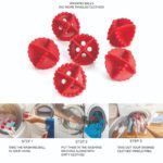 Laundry Washing Ball, Wash Without Detergent (6pcs) - Full Detail by Nari Haat, Indian ethnic wear, women clothing, d...