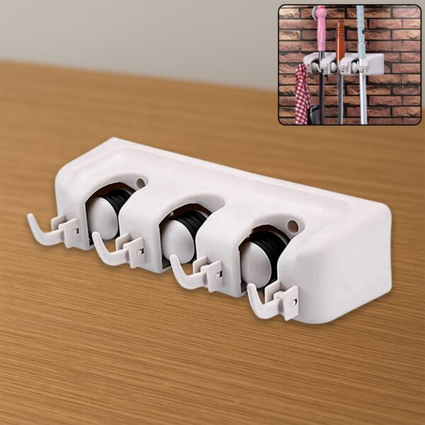 3 Layer Mop Broom Holder