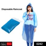 Waterproof Disposable Raincoat - With Dupatta by Nari Haat, Indian ethnic wear, women clothing, designer suit