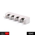 4 Layer Mop and Broom Holder, Garden Tool Organizer, Multipurpose Wall Mounted - With Dupatta by Nari Haat, Indian et...