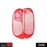 Laundry Hamper Mesh Fabric For Ventilation Foldable Storage  Up Clothes Basket - With Dupatta by Nari Haat, Indian et...