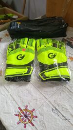 Kids Sports Goalkeeper Gloves with Finger Protection (1 Pair) - Neckline Detail by Nari Haat, Indian ethnic wear, wom...
