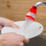 Small Plastic 360-Degree Shower Head Faucet