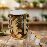 LED Spice Rack Organizer, Rotating Spice Rack  (Golden / 16 Pc / MOQ - 6 pc) - Back View by Nari Haat, Indian ethnic ...