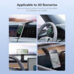 Car Mount Charger, 15W Wireless Car Charger Phone Holder (1 Set) - Back View by Nari Haat, Indian ethnic wear, women ...