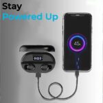 Tws Dual Pairing Earbuds with Mic Advanced ENC, Long Playtime Headset - Sleeve Design by Nari Haat, Indian ethnic wea...