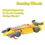 Musical Car Piano Xylophone Toy, Plastic Car Xylophone (1 Set) - Sleeve Design by Nari Haat, Indian ethnic wear, wome...