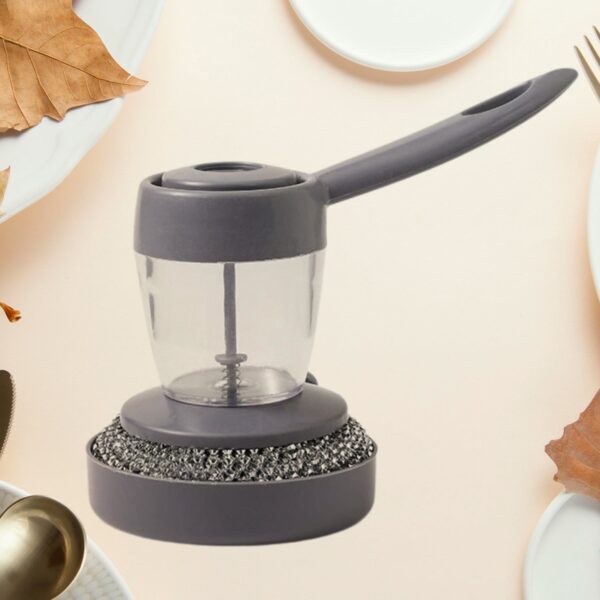 Handheld Soap Dispenser with Scrub (1 Set) - Front View by Nari Haat, Indian ethnic wear, women clothing, designer suit