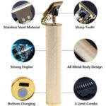 Men’s Hair Trimmer & Beard Clipper with 4 Adjustable Blades & Cleaning Brush - Closeup Embroidery by Nari Haat, Ind...