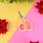 Baby Safety Nail Cutter Scissors for Safe Nail Clipping (1 Pc / Mix Color) - Front View by Nari Haat, Indian ethnic w...
