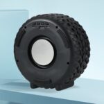 Portable Tyre / Wheel Shape Wireless Bluetooth Speaker (1 Pc) - Back View by Nari Haat, Indian ethnic wear, women clo...