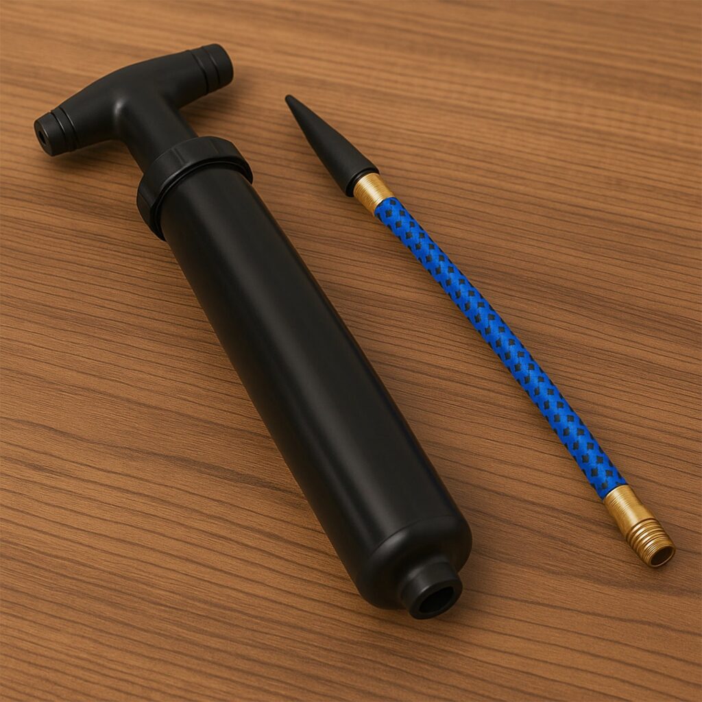 Portable Air Ball Inflatable Kit With PIN Plastic & Metal (1 Pc With Pin) - Front View by Nari Haat, Indian ethnic we...