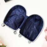 17849 Suitcase For Kids, Girls Green Small Cabin Hard Cover Holiday Carry On Trolley with Extendable Handle, Childre...