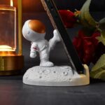 Mobile Holder Astronaut Phone Stand Planet Creative Fun 3D Design (1 Pc / Mix Design) - Neckline Detail by Nari Haat,...