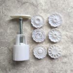 Mooncake Mold with 6 Stamps (1 Set) - Sleeve Design by Nari Haat, Indian ethnic wear, women clothing, designer suit