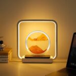 13477 3D Wireless Charging LED Light USB Quicksand Painting Lamp for Bedroom - Back View by Nari Haat, Indian ethnic ...