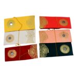 Cash Gift Cover, Multicolor Premium Envelope (10 Pcs Set) - Back View by Nari Haat, Indian ethnic wear, women clothin...