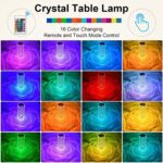 Crystal Touch Night Light for Bedroom Decor (16 Colors, Remote, USB) - Fabric Detail by Nari Haat, Indian ethnic wear...
