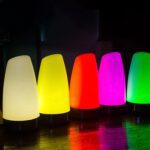 Led Charging Bar Table Lamp MultiColor Eye Protection Lamp (1Pc) - Neckline Detail by Nari Haat, Indian ethnic wear, ...