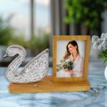 Duck Shape Cystal Led Lamp & Photo Frame Night Lamp | Wedding Gift | love couple - Full Detail by Nari Haat, Indian e...