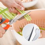 Multi-Function Kitchen Scissors for Veggies, Meat & Seafood with Bottle Opener - Closeup Embroidery by Nari Haat, Ind...