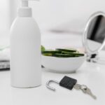 Thickened Black Iron Padlock – Brass Core, Waterproof, Anti-Theft (75/60/32mm) - Sleeve Design by Nari Haat, Indian...