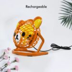 Stylish & Silent: Teddy Bear USB Fan for Any Space – Adjustable Cooling! - Sleeve Design by Nari Haat, Indian ethni...