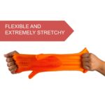 Silicone Glove with Multi Function Blade for Cutting Cleaning Vegetables 1 Pc - Neckline Detail by Nari Haat, Indian ...