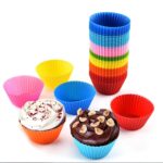 Silicone Cupcake-Shaped Baking Mold for Chocolate, Candy & Pastry (6 Pc) - Fabric Detail by Nari Haat, Indian ethnic ...